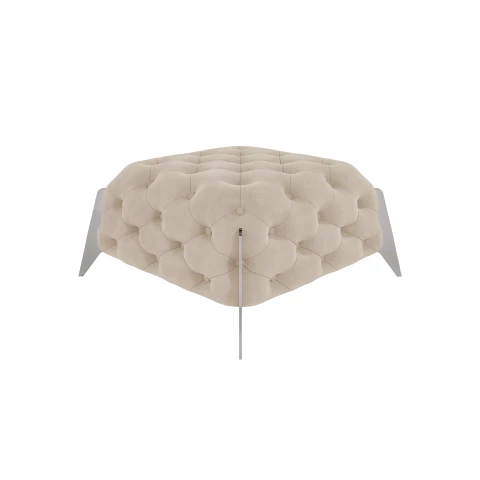 Puf pikowany 80x80 KALIFORNIA tk. Magic Velvet 2250