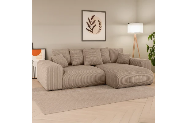 Narożnik czteroosobowy z funkcją spania Cleo - design i funkcjonalnosc w parze