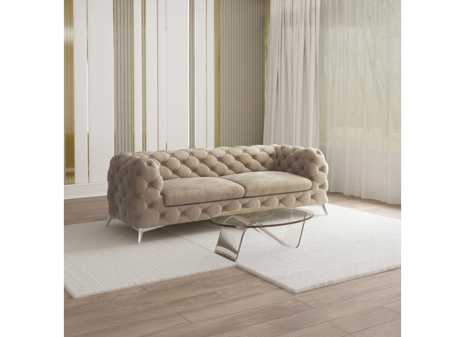 Sofa dwuosobowa pikowana glamour Chesterfield TEO 2 2