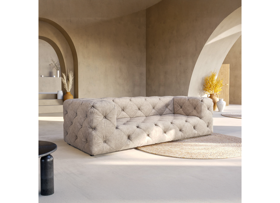 Sofa trzyosobowa pikowana premium Chesterfield BENTLEY 2