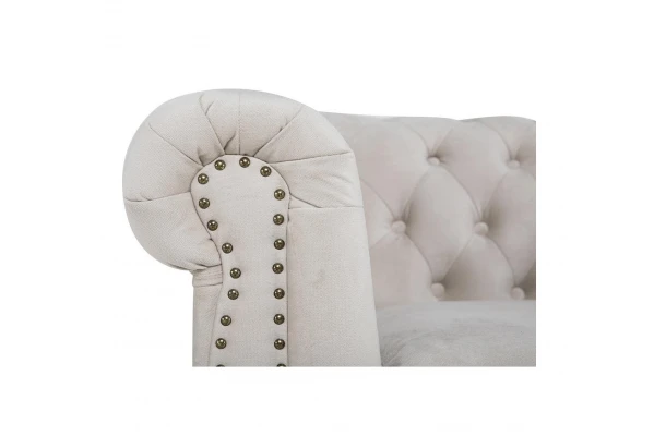Sofa dwuosobowa pikowana Chesterfield VINCENT - design i funkcjonalnosc w parze