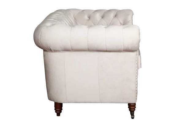 Sofa dwuosobowa pikowana Chesterfield VINCENT - design i funkcjonalnosc w parze
