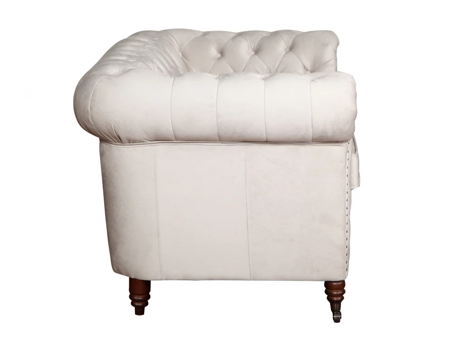 Sofa dwuosobowa pikowana Chesterfield VINCENT