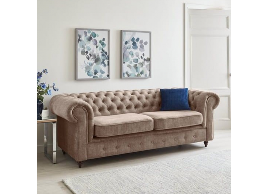 Sofa trzyosobowa pikowana Chesterfield VALENCIA 2