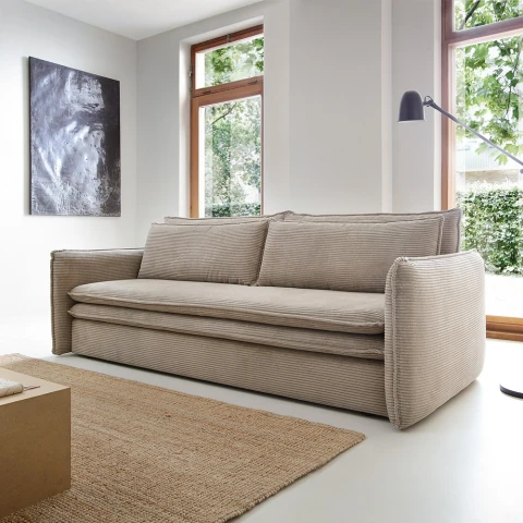 Sofa trzyosobowa z funkcją spania klasyczna Tina Slim