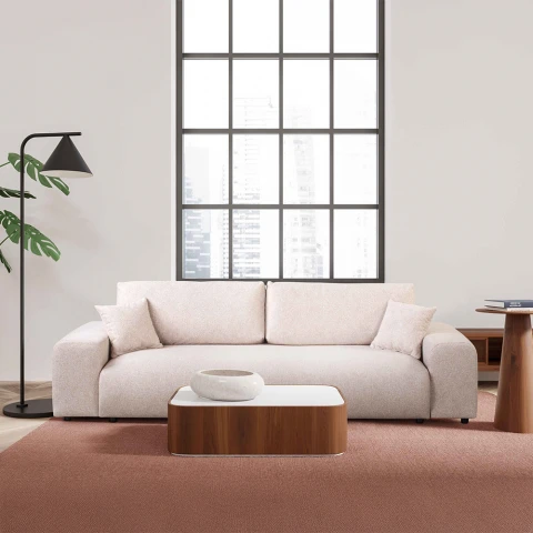 Sofa czteroosobowa z funkcją spania nowoczesna Candi