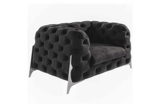 Fotel pikowany KALIFORNIA chesterfield tk. Riviera 100