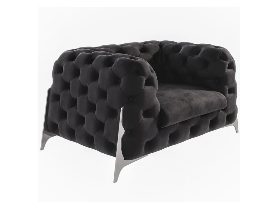 Fotel pikowany KALIFORNIA chesterfield tk. Riviera 100