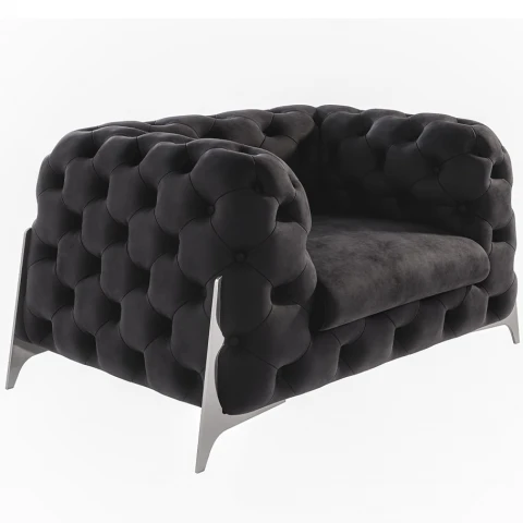 Fotel pikowany KALIFORNIA chesterfield tk. Riviera 100