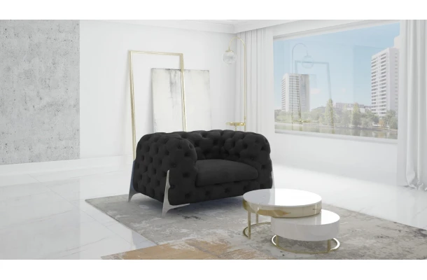 Fotel pikowany KALIFORNIA chesterfield tk. Riviera 100 - design i funkcjonalnosc w parze