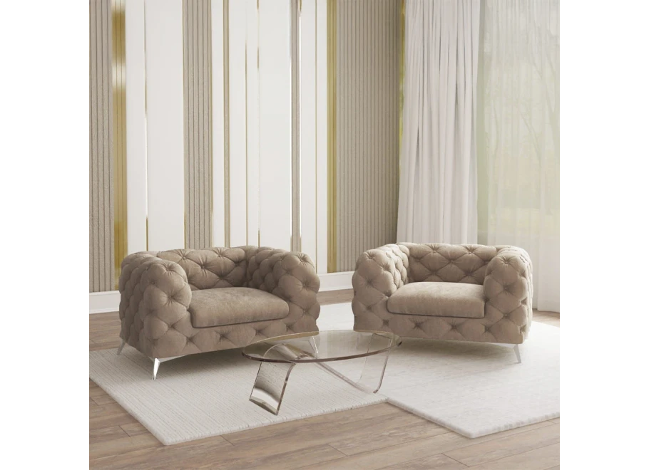 Fotel pikowany TEO chesterfield