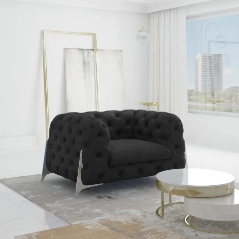 Fotel pikowany KALIFORNIA chesterfield