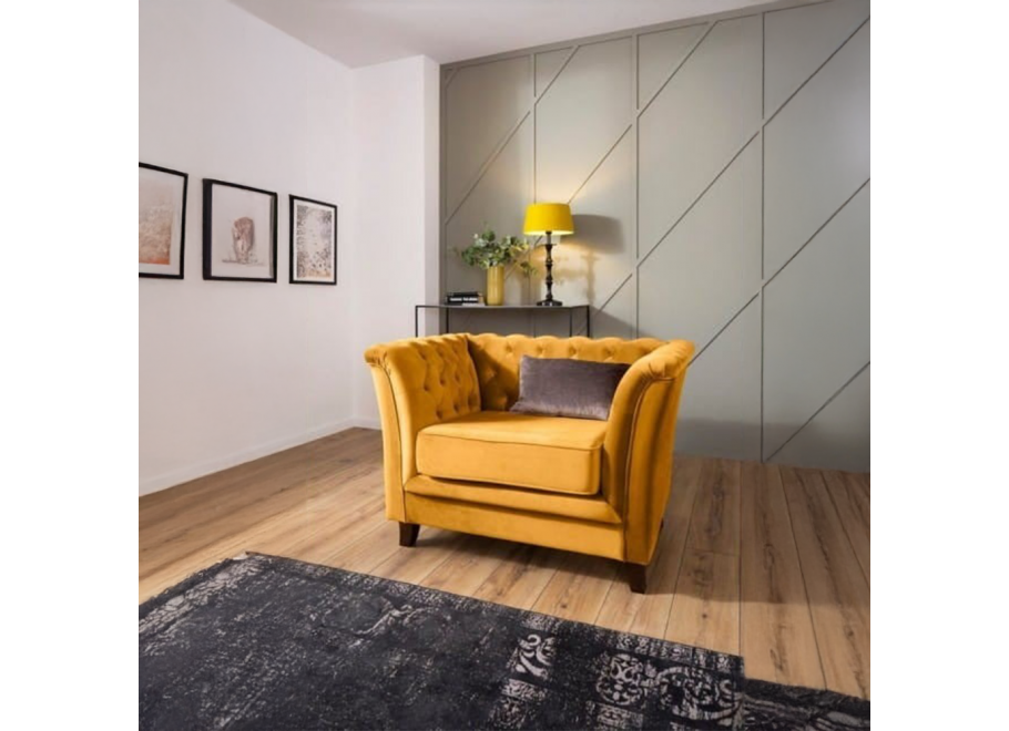 Fotel pikowany chesterfield HASSO 2