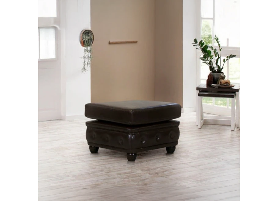 Puf pikowany Chesterfield 75x70 FELIX