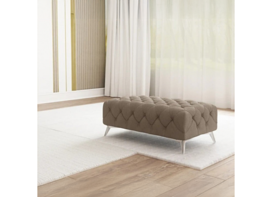 Puf pikowany Chesterfield 120x60 TEO 2
