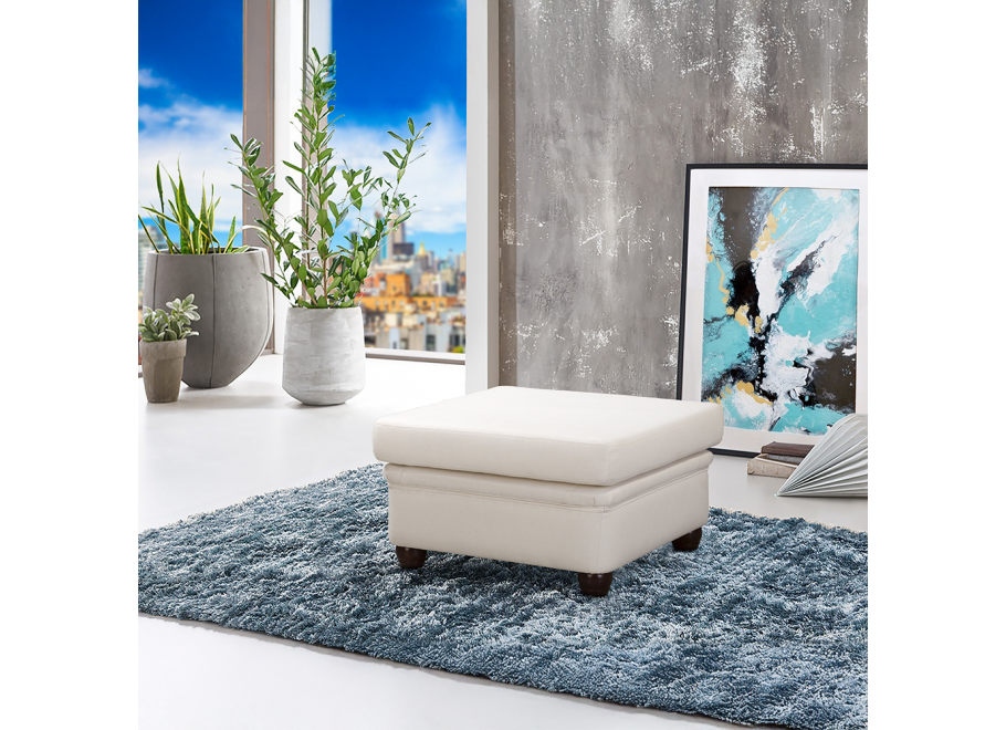 Puf pikowany glamour 75x70 SYDNEY 2