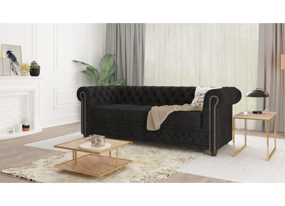 Sofa rozkładana FELIX 3 z funkcją spania tk. Venus Velvet 2923