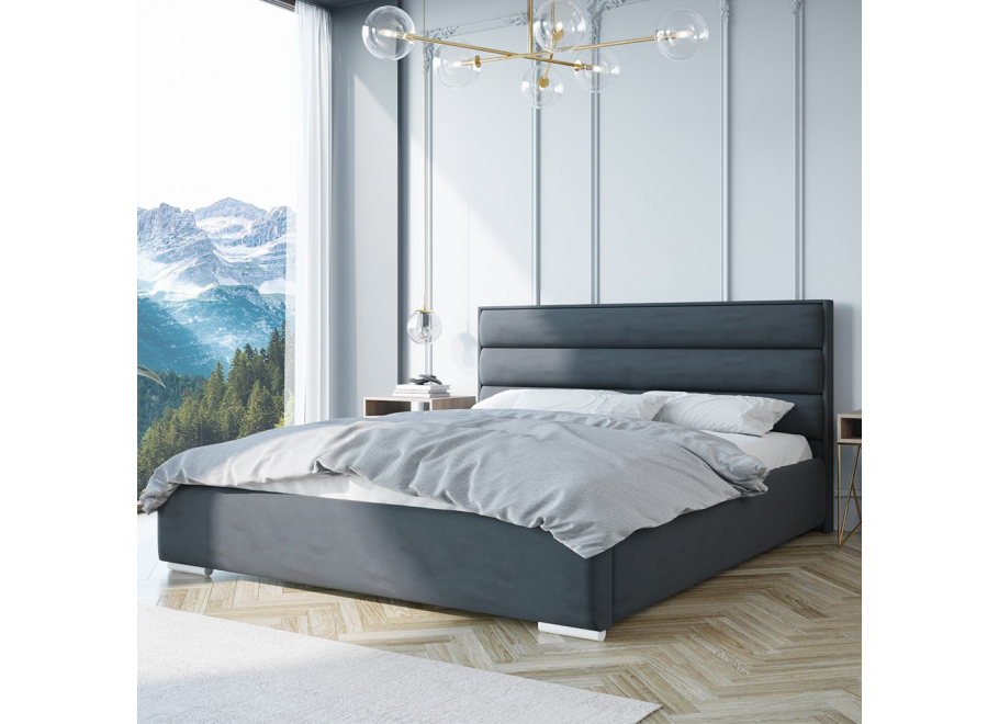 Łóżko tapicerowane glamour LEVIS 2