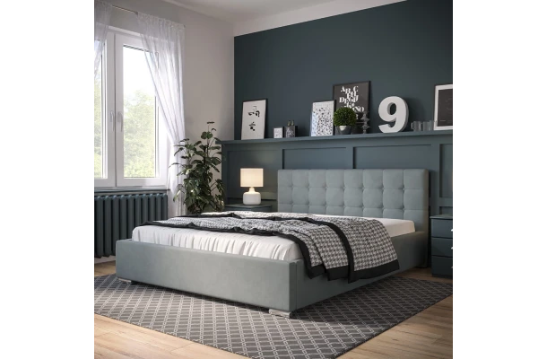 Łóżko tapicerowane BELLA - design i funkcjonalnosc w parze