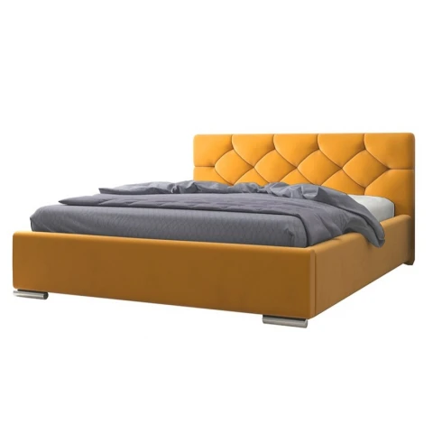 Łóżko tapicerowane glamour SLIM