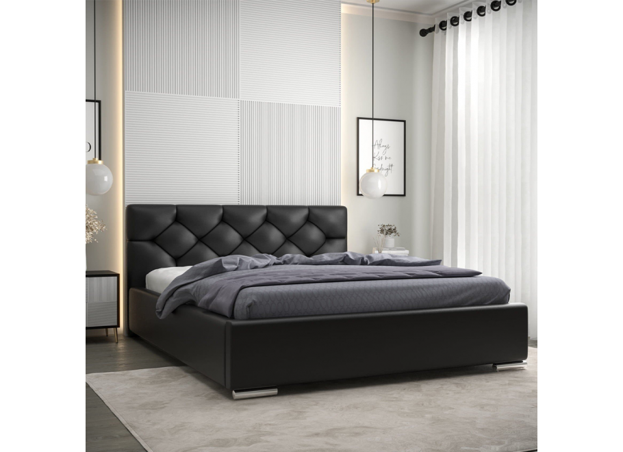 Łóżko tapicerowane glamour SLIM 2