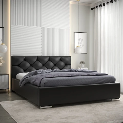 Łóżko tapicerowane glamour SLIM