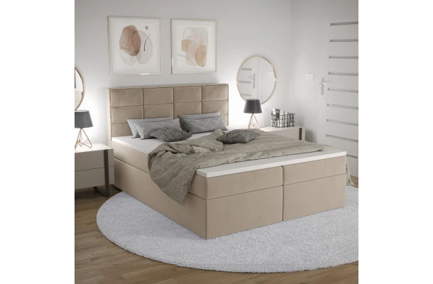 Łóżko kontynentalne KAJA - design i funkcjonalnosc w parze