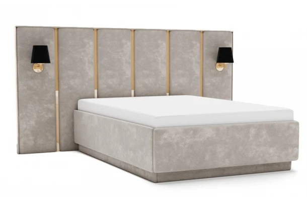Łóżko tapicerowane GLAM - design i funkcjonalnosc w parze