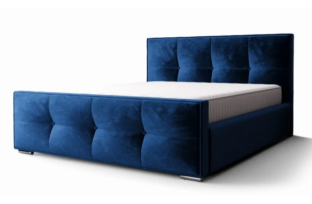 Łóżko tapicerowane glamour LORIS - design i funkcjonalnosc w parze