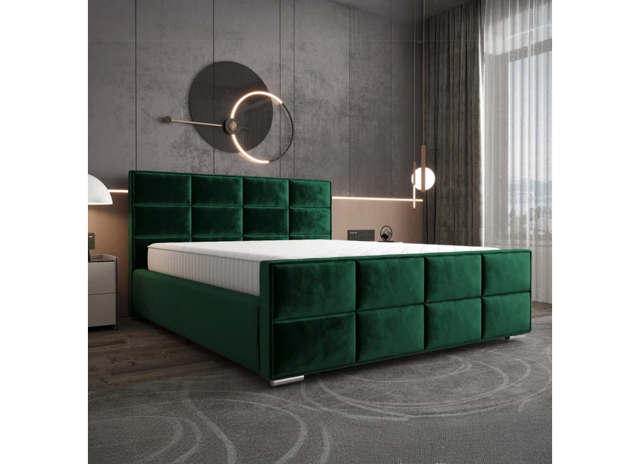 Łóżko tapicerowane glamour ROSS