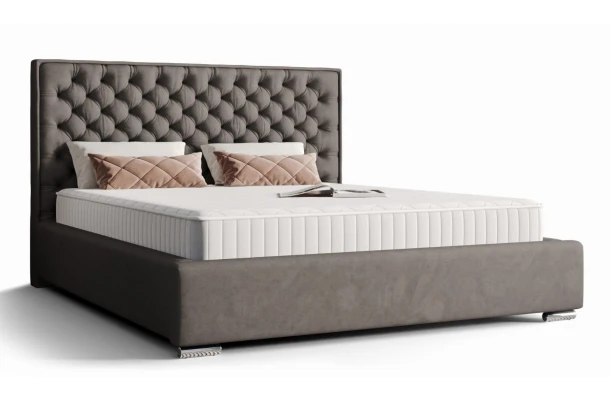 Łóżko tapicerowane glamour SPANO - design i funkcjonalnosc w parze
