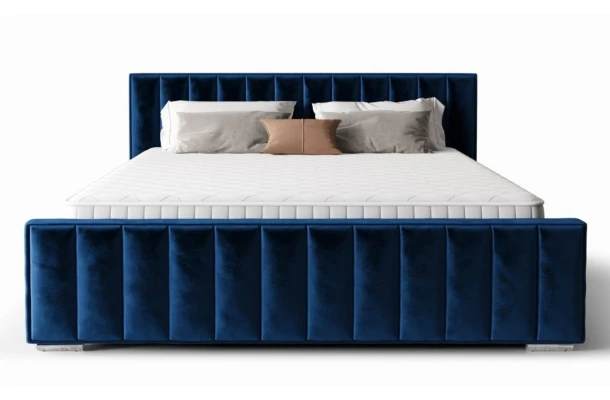 Łóżko tapicerowane glamour OLMO - design i funkcjonalnosc w parze