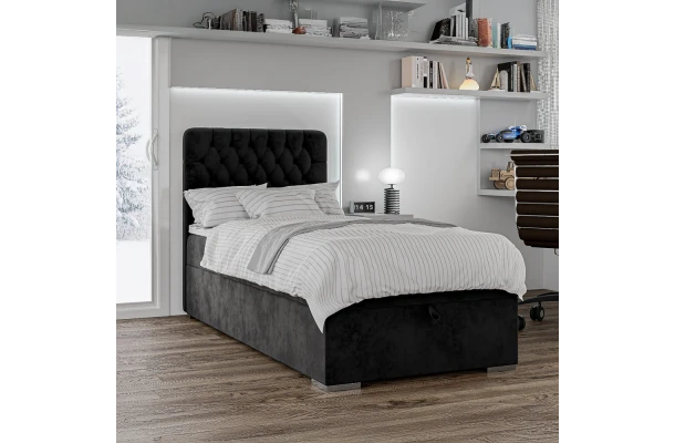 Łóżko jednoosobowe DIAMO - design i funkcjonalnosc w parze