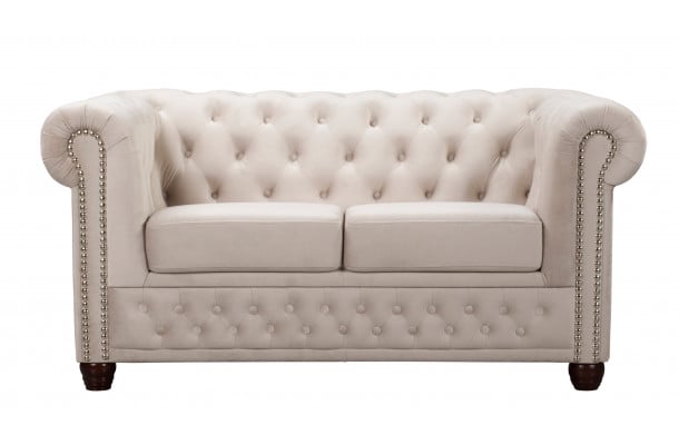 Sofa dwuosobowa pikowana Chesterfield FELIX 2