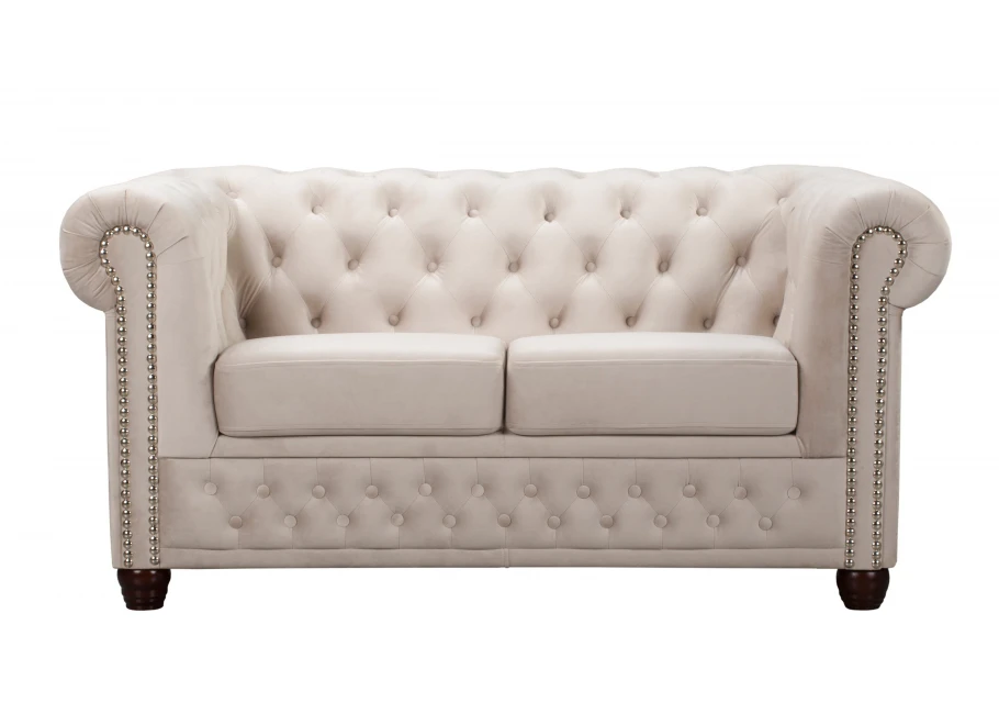 Sofa dwuosobowa pikowana Chesterfield FELIX 2