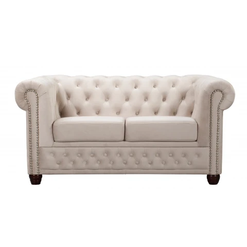 Sofa dwuosobowa pikowana Chesterfield FELIX 2