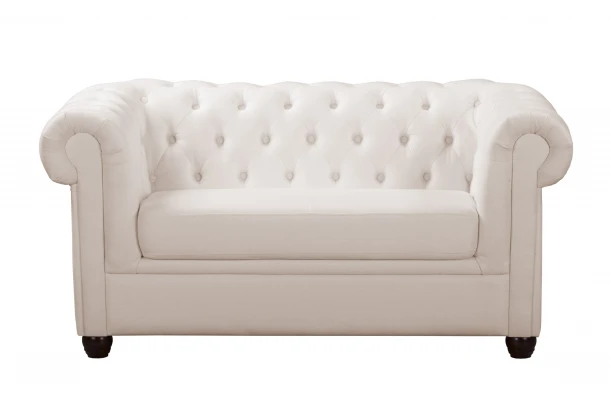 Sofa dwuosobowa pikowana Chesterfield SYDNEY - design i funkcjonalnosc w parze