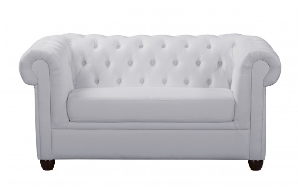 Sofa dwuosobowa z funkcją spania pikowana Chesterfield SYDNEY
