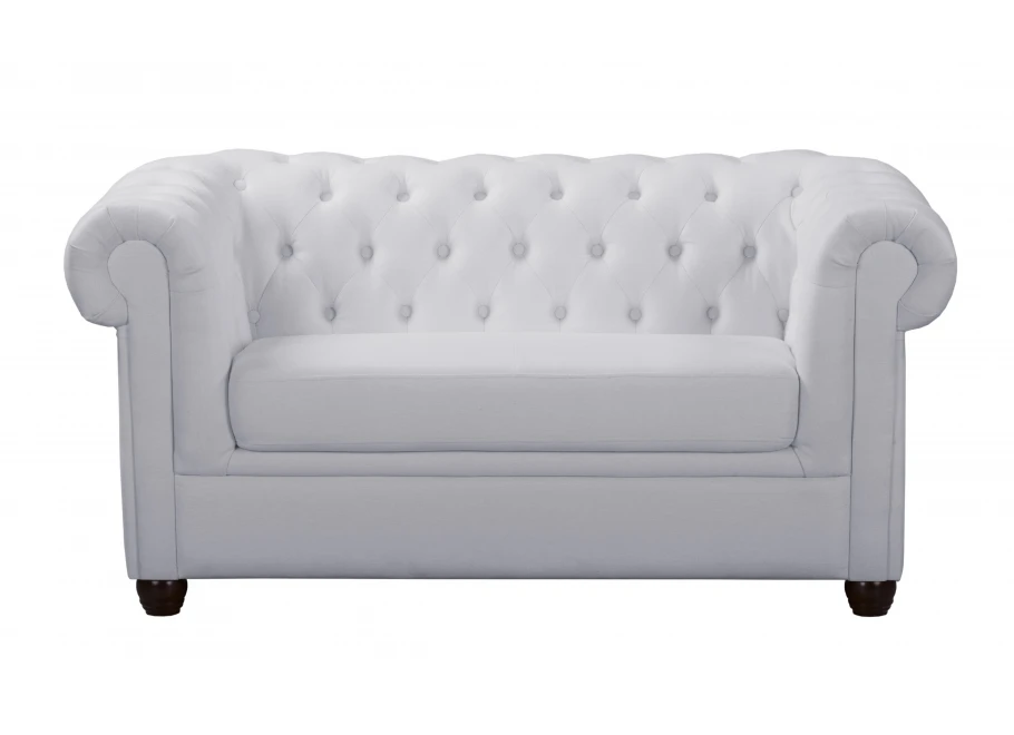 Sofa dwuosobowa z funkcją spania pikowana Chesterfield SYDNEY