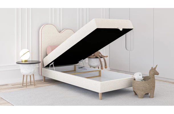 Łóżko jednoosobowe BAMBI - design i funkcjonalnosc w parze
