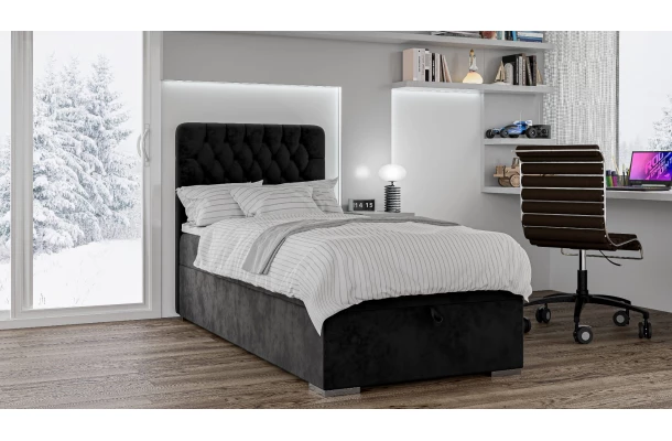 Łóżko jednoosobowe DIAMO - design i funkcjonalnosc w parze