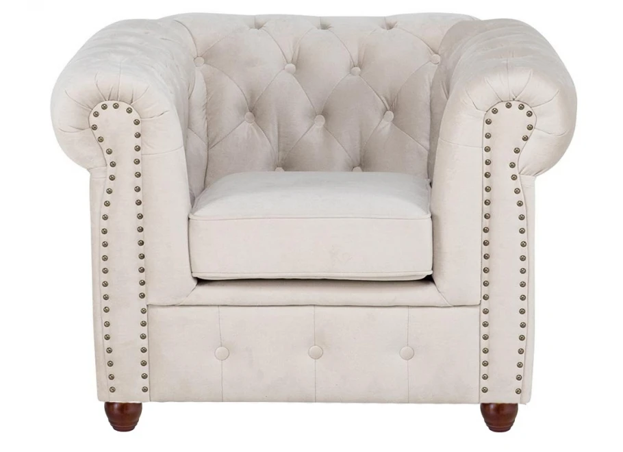 Fotel pikowany chesterfield VINCENT