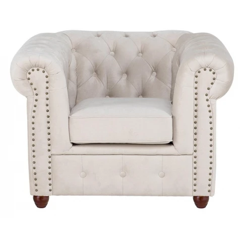 Fotel pikowany chesterfield VINCENT