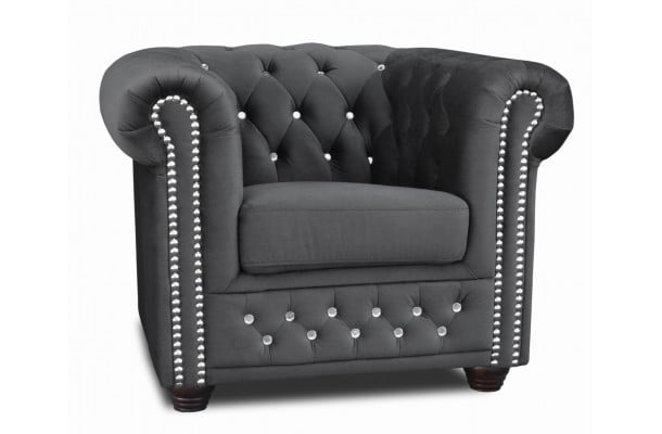 Fotel pikowany FELIX BLINK Chesterfield