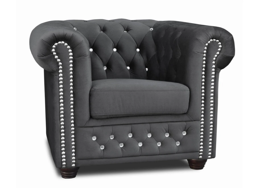 Fotel pikowany FELIX BLINK Chesterfield
