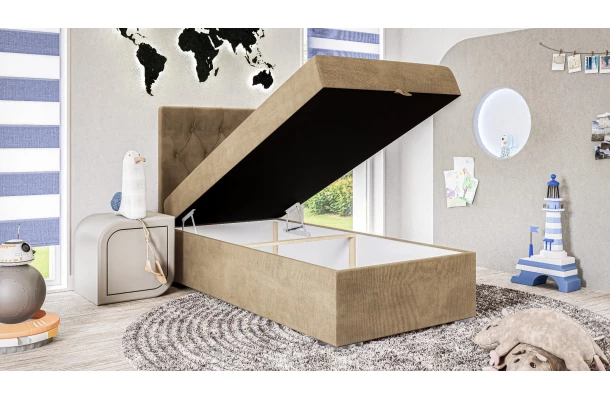 Łóżko jednoosobowe MARA - design i funkcjonalnosc w parze