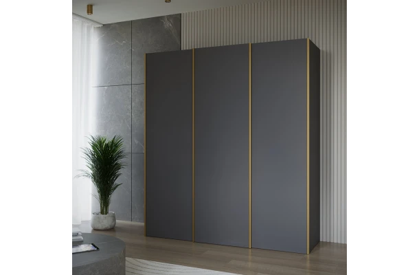 Szafa przesuwna trzydrzwiowa  na wymiar DENE PREMIUM - design i funkcjonalnosc w parze