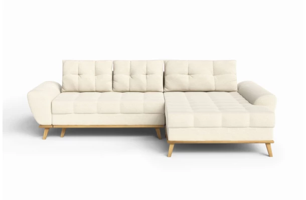 Narożnik czteroosobowy z funkcją spania nowoczesny GAMBO - design