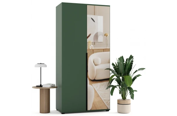 Szafa uchylna dwudrzwiowa z lustrem na wymiar Sambi - design i funkcjonalnosc w parze