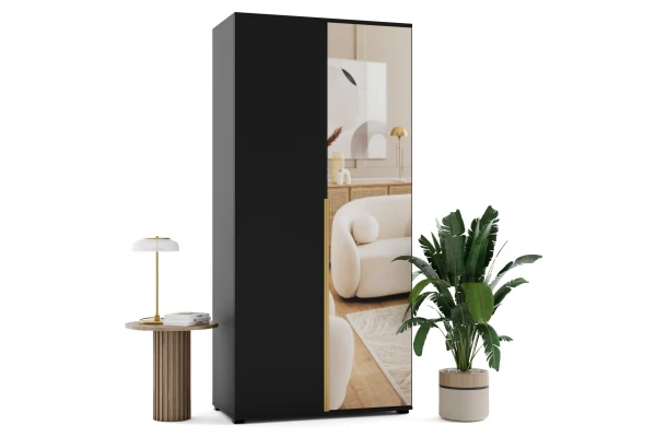 Szafa uchylna dwudrzwiowa z lustrem na wymiar Sambi - design i funkcjonalnosc w parze